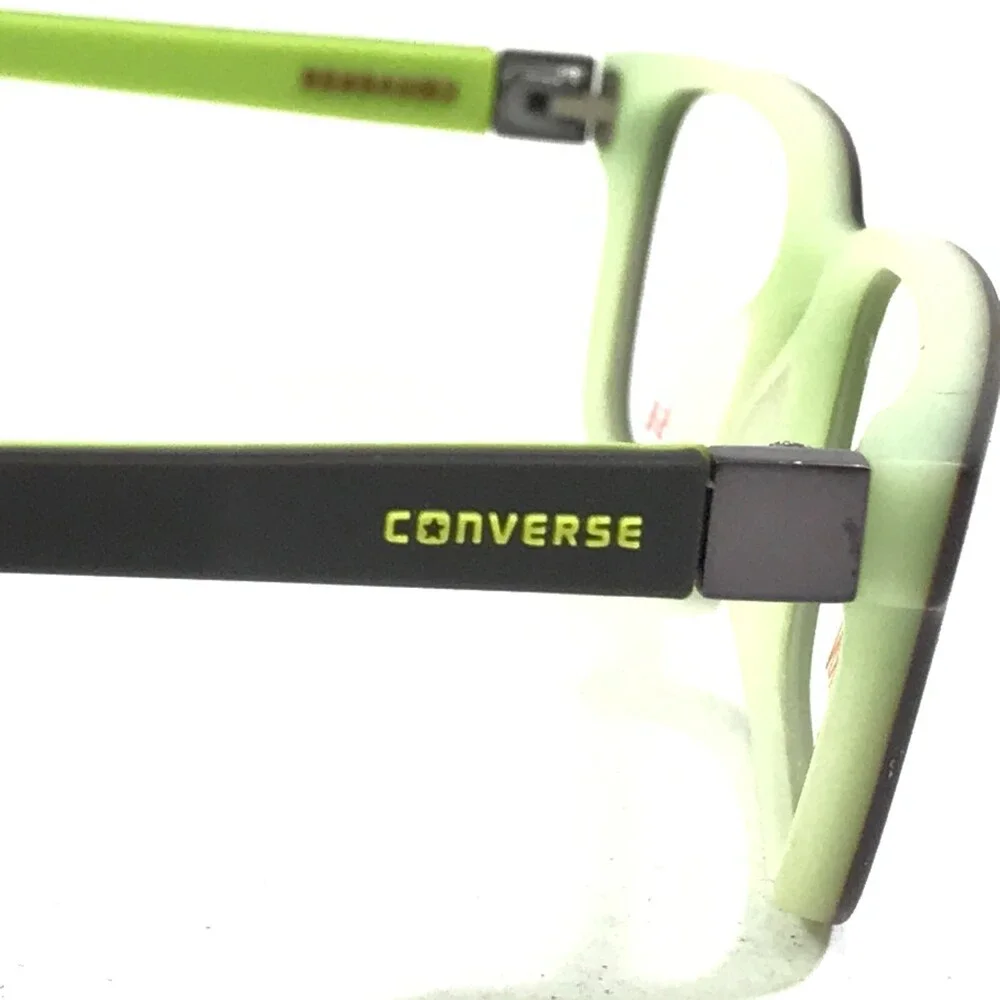 Converse Kids Eyeglasses Frames K020 BROWN Green Rubberized 48-116-120
